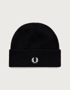 fred perry шапка бийни от вълнена материя черна C3316