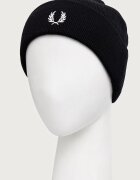 fred perry шапка бийни от вълнена материя черна C3316