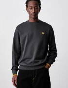 fred perry суичър мъжки от памук сив M7535