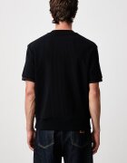fred perry тениска мъжка от памук с еластан тъмносиня M3442