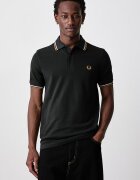 fred perry тениска с яка мъжка от памук зелена M3600