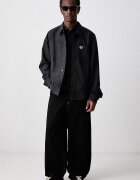 fred perry тениска с яка мъжка от памук зелена M3600