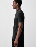fred perry тениска с яка мъжка от памук зелена M3600