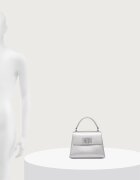Furla чанта crossbody дамска от кожа 1927 Mini Top Handle сребърна WB00109.AMT000.Y3000