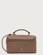 Furla чанта crossbody дамска от кожа Camelia Micro кафява WE00625.HSF000.4489S
