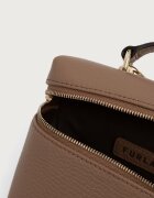 Furla чанта crossbody дамска от кожа Camelia Micro кафява WE00625.HSF000.4489S