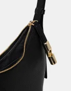 Furla чанта crossbody дамска от кожа Goccia S Shoulder Bag черна WB01500 BX3353 O6000