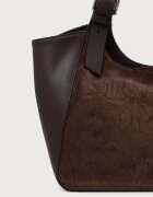 Furla чанта дамска от кожа Dora M Tote кафява WB02012.BX4018.3244S