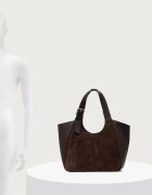 Furla чанта дамска от кожа Dora M Tote кафява WB02012.BX4018.3244S