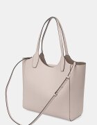 Furla Чанта дамска от кожа Lea M Tote бежова WB01941