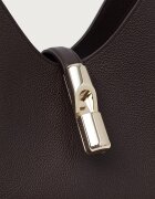 Furla чанта тип хобо дамска от кожа Goccia S Hobo кафява WB01979.BX3353.2460S