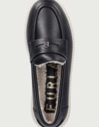 Furla мокасини дамски от кожа Sky черни YN09FKY BX4832 5442S