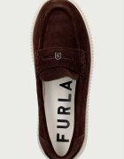Furla мокасини дамски от велур Sky кафяви YL86FKY Y61000 2460S