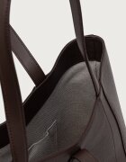 Furla шопинг чанта дамска от кожа кафява WB01788.BX3353.2460S