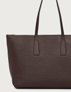 Furla шопинг чанта дамска от кожа Olivia L Tote кафява WB01940.HSF000.4284S