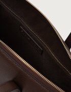 Furla шопинг чанта дамска от кожа Olivia L Tote кафява WB01940.HSF000.4284S