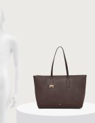 Furla шопинг чанта дамска от кожа Olivia L Tote кафява WB01940.HSF000.4284S