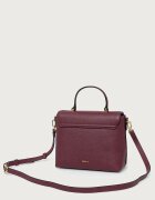 Furla структурирана чанта дамска от кожа Moonlight S Top Handle бордо WB01882.BX3036.4908S