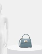 Furla структурирана чанта дамска от кожа тюркоазена WB00109 ARE000 4896S