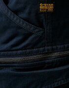 G-STAR къс панталон карго мъжки от памук с еластан Rovic zip regular тъмносин със стандартна талия D26214-5126