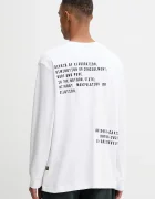 G-STAR Памучна блуза с дълги ръкави Back embro
