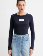 G-STAR Памучна блуза с дълги ръкави Embro patch slim