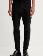 G-STAR панталон skinny мъжки от памук с еластан Zip Pkt 3D Skinny Cargo 2.0 черен D24307-E172
