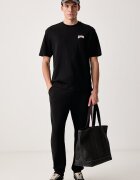 G-STAR спортен панталон мъжки с памук Premium core type c черен D15653-C235