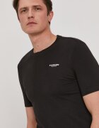 G-STAR тениска мъжка от памук с еластан Slim base черна D19070-C723