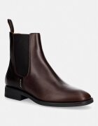 Gant боти челси дамски от кожа Fayy кафяви 33551427