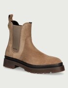 Gant боти челси дамски от велур Aligrey бежови 33553422