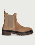 Gant боти челси дамски от велур Aligrey бежови 33553422