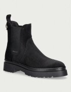Gant боти челси дамски от велур Aligrey черни 33553422