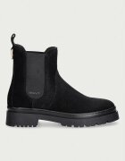 Gant боти челси дамски от велур Aligrey черни 33553422