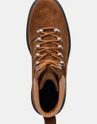 Gant Кожени кубинки Wootlynne в кафяво с равна подметка 31543079