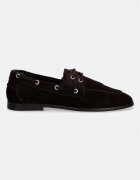 Gant мокасини дамски от велур Gimble кафяви 32531288