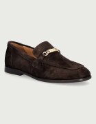 Gant мокасини дамски от велур Gimble кафяви 33573453