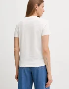 Gant Памучна тениска дамска в бежово 4202568