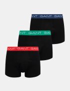 Gant прилепнали боксерки мъжки от памук с еластан 3 броя черни 902613003