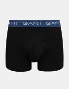 Gant прилепнали боксерки мъжки от памук с еластан 3 броя черни 902613003