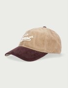 Gant шапка с козирка от джинсова материя бежова 9901330