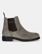 Gant Велурени боти челси Prepdale мъжки в сиво 31653106