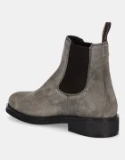 Gant Велурени боти челси Prepdale мъжки в сиво 31653106