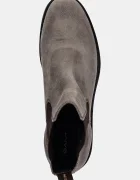 Gant Велурени боти челси Prepdale мъжки в сиво 31653106