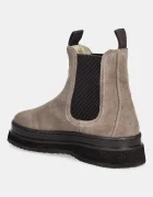 Gant Велурени боти челси Sistown в бежово с платформа 31553102