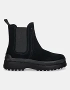 Gant Велурени боти челси Wintly в черно с равна подметка с лека изолация 31553084