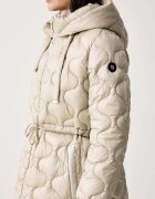 Gaudi късо яке дамско бежово 621BD35019