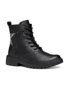 Geox боти с връзки за деца CASEY черни J9420G.03WEW