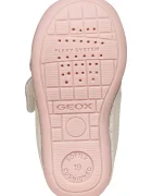 Geox Детски половинки обувки от кожа TUTIM в бяло B3540B.00085