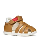 Geox Детски сандали от кожа SANDAL MACCHIA